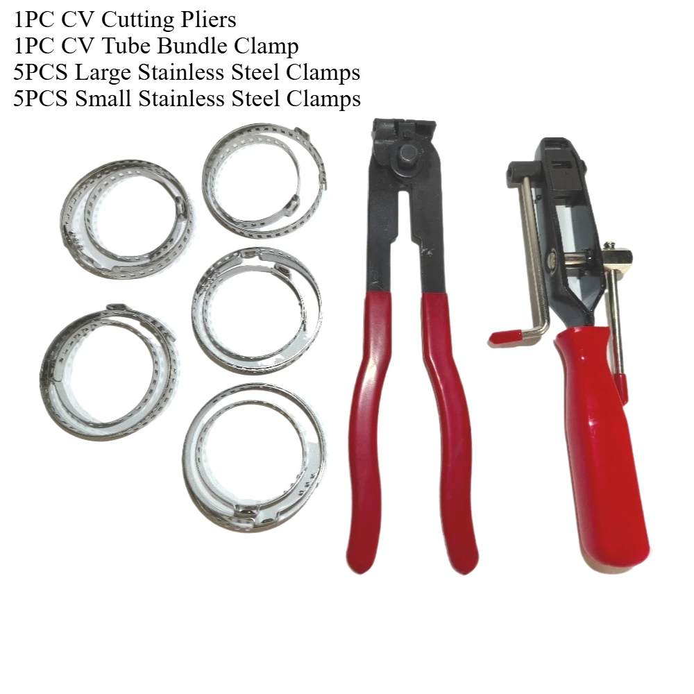 Auto-Silikon-Staubmanschette mit konstanter Geschwindigkeit, Ersatz-CV-Manschette, universeller Kugelgelenk-Klemmverbinder-Kit, CV-Manschetten-Kit – Detail 12