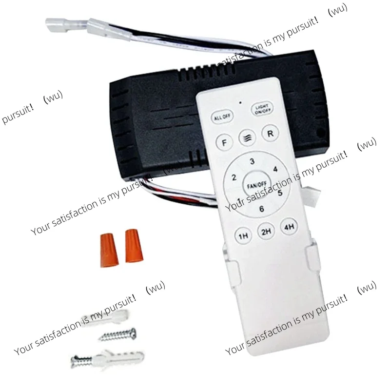 Universal Ceiling Fan Remote Control Kit Replacement, 6-Speed & Timing, Remote Replacement For DC Ceiling Fan Light