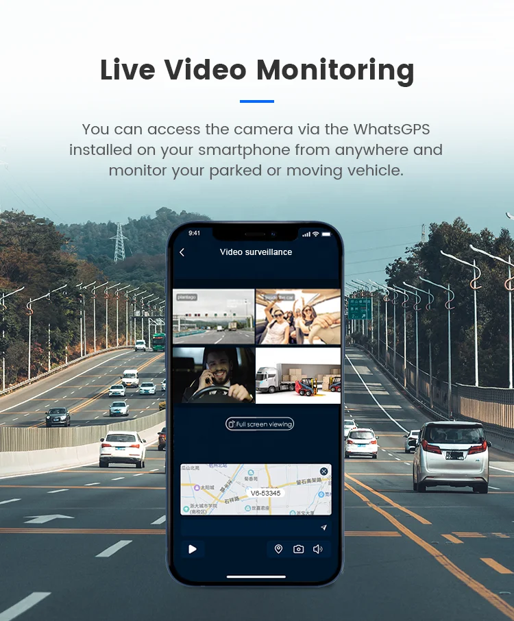 2024 차량 관리용 대시캠 듀얼 카메라 차량용