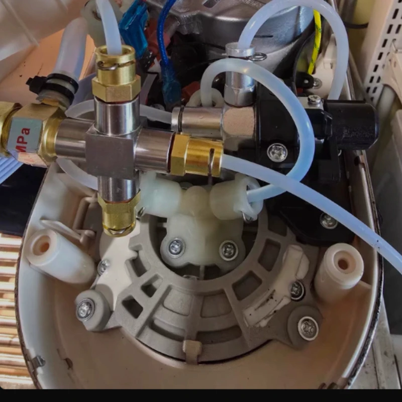 Suitable for Coffee Machine OPV Non-destructive Modification Set, Adjustable Pressure Relief Valve Regulator G1/8 One-wire Port