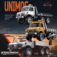 JJRC C8823 1/18 Unimog Full-Scale Remote Control Car Toy-Six-Wheel Drive Off-Road Climbing Simulation Vehicle Gift for Ages 14+
