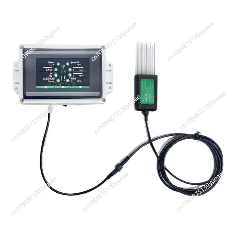 

Soil Moisture Temperature Moisture EC PH NPK Sensor 8 in 1 Fast Soil Tester