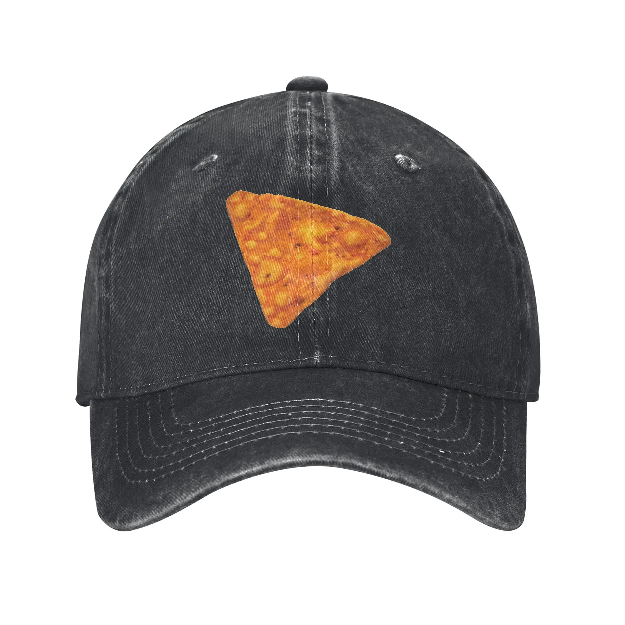 Dorito Tortilla Chip Casual Baseball Cap  Kpop Rock Trucker Hat Spring Wholesale Unisex-Teens Fitted Retro Snapback Cap