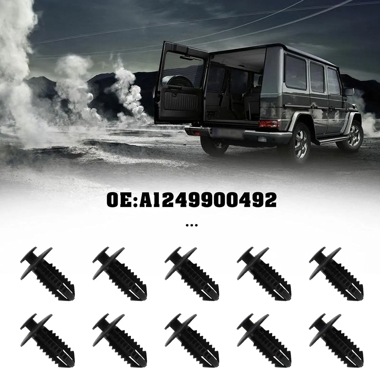 

For Mercedes Benz Fender Liner Wheel Arch Cover Rivet Clips A1249900492