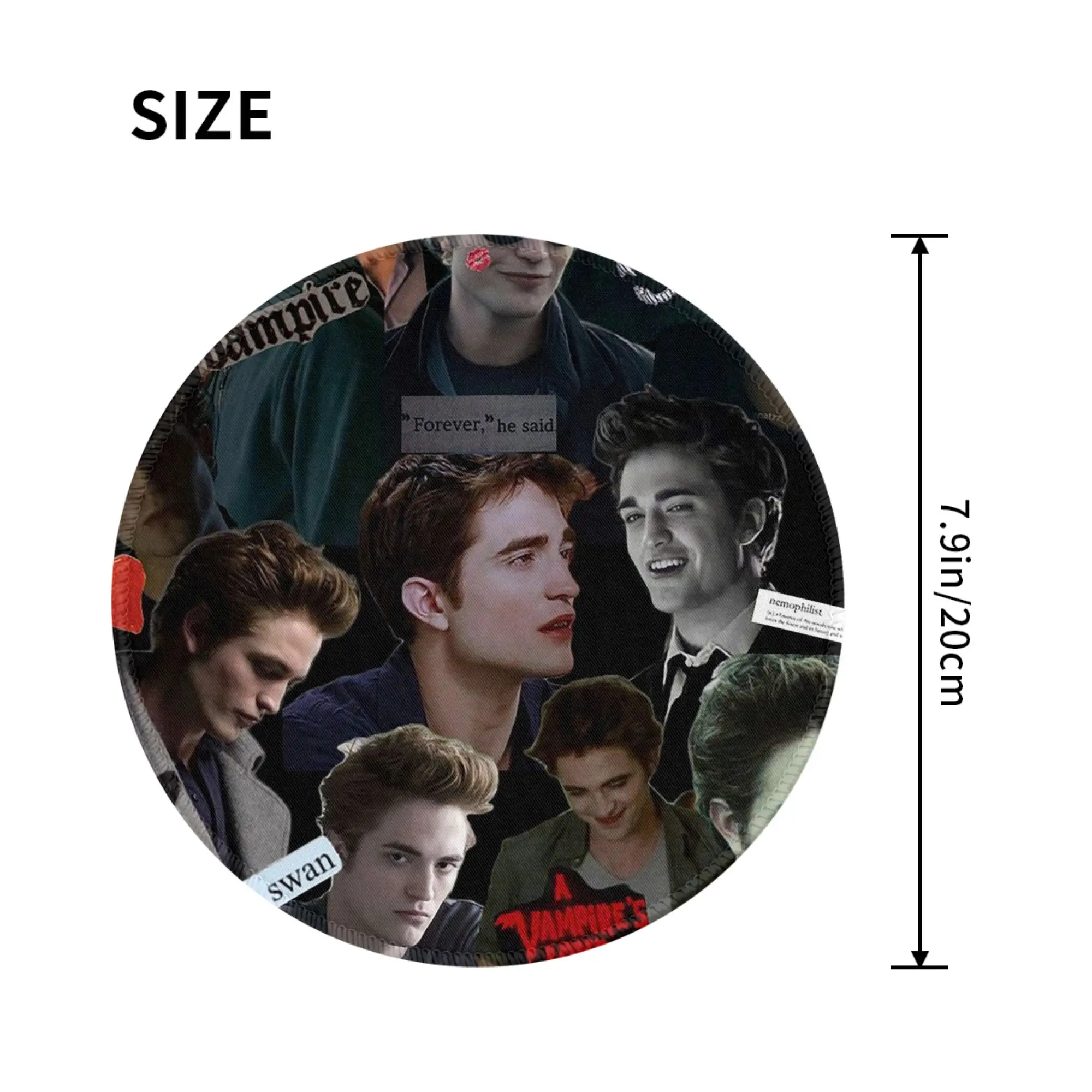 Edward Cullen Twilight   Mouse Pad Computer Keyboard Mouse Mat Gaming PC Laptop Desk Mat Office Accessories Table Mats