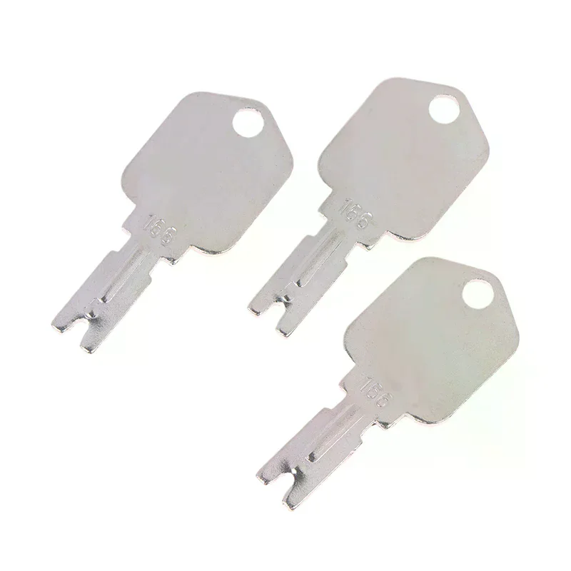 1/3/5Pcs For 166 186304 Forklift Key Heavy Duty Equipment Keys For Excavator Dozer Loader Backhoe Starter A214062 5133504