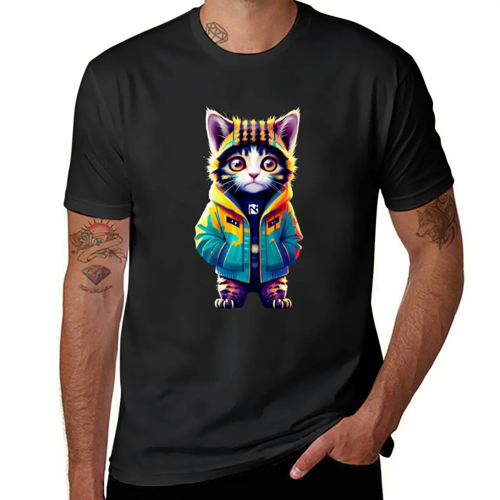 

Fanny Cat Essential - Cute and Quirky Cat Lover Gift T-Shirt summer top Short sleeve tee Blouse cute tops plain t shirts men