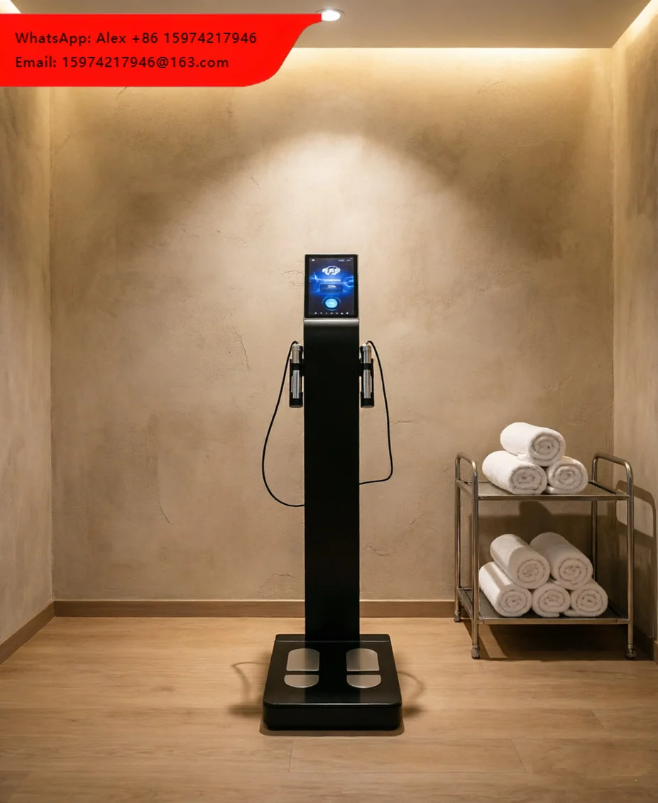 8 Electrodes Body Scale Bmi Scale Digital Weight Bioimpedance Body Fat Analysis Machine Body Composition Analysis Analyzer