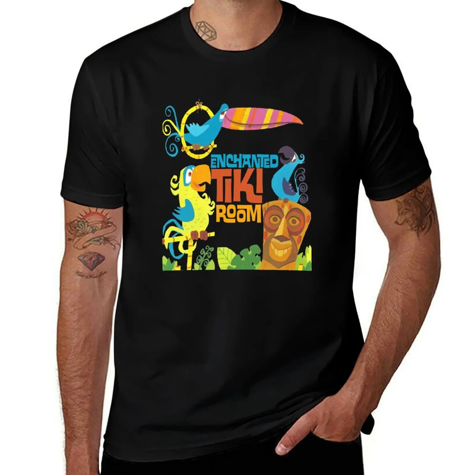 ENCHANTED TIKI ROOM T-Shirt Modern Print Casual T-Shirt