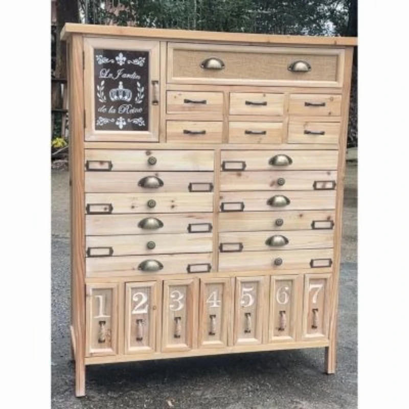 

Country style furniture solid wood retro cabinet