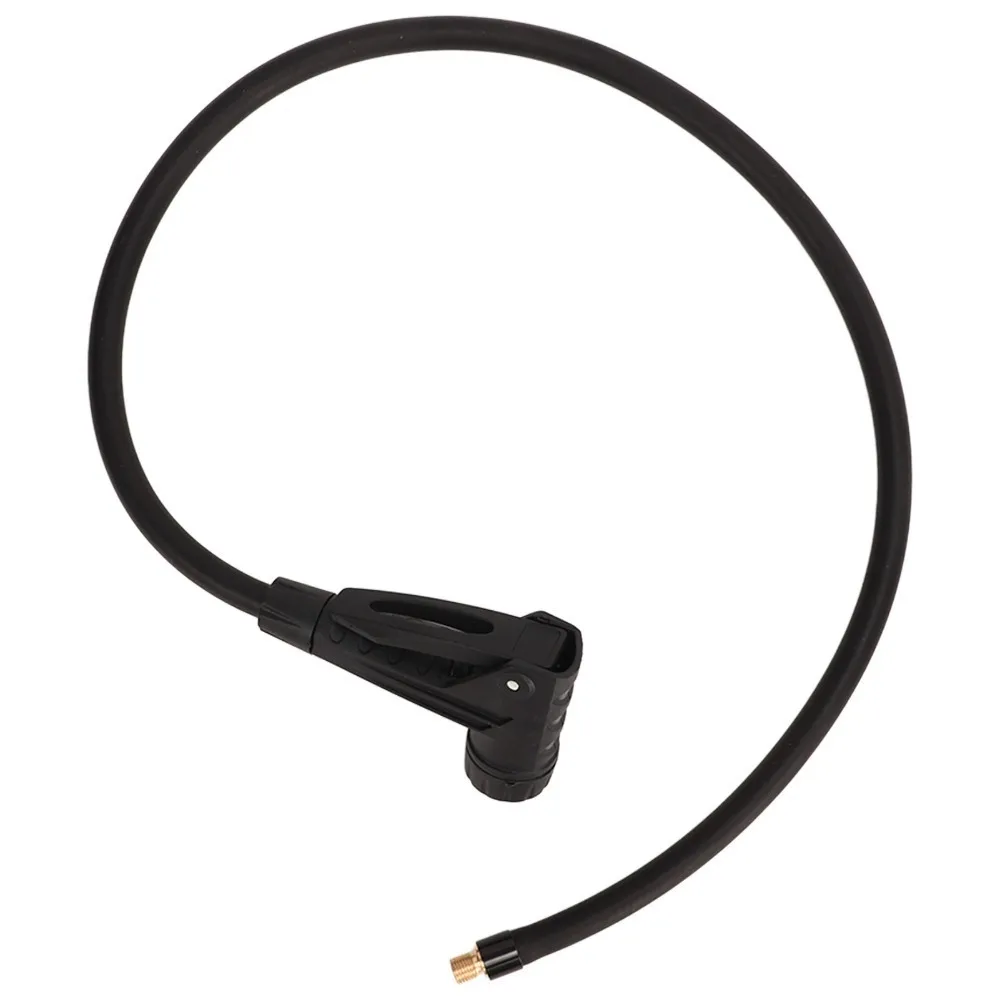 60cm Inflator Pump Extension Tube Push-on Connector Black Flexible Hose Air Inflator Extension Hose Inflator Pump Accessory