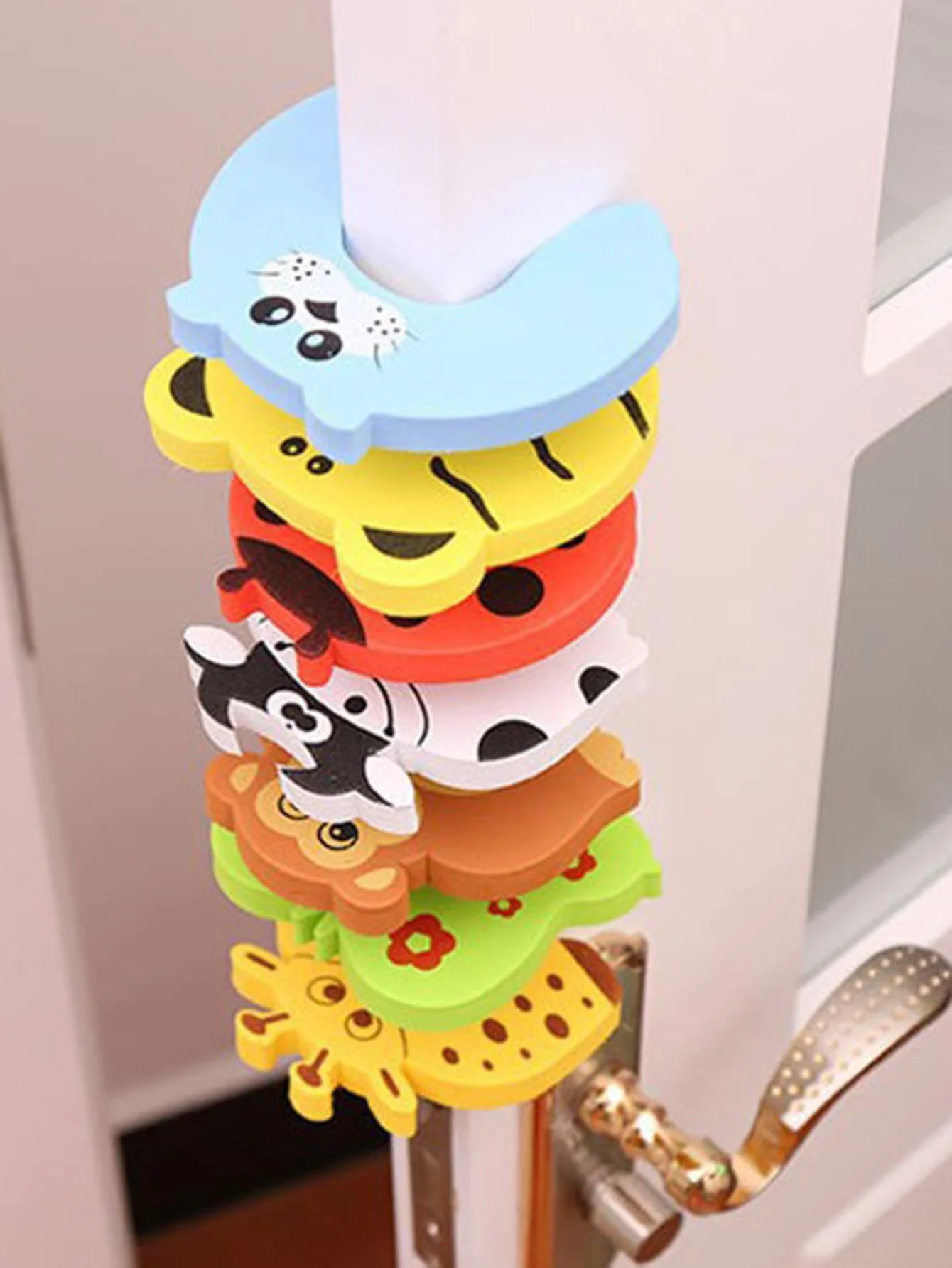 EVA Cartoon Anti-Colisão Door Stop Foam, Clip Porta Plug, 1Pc
