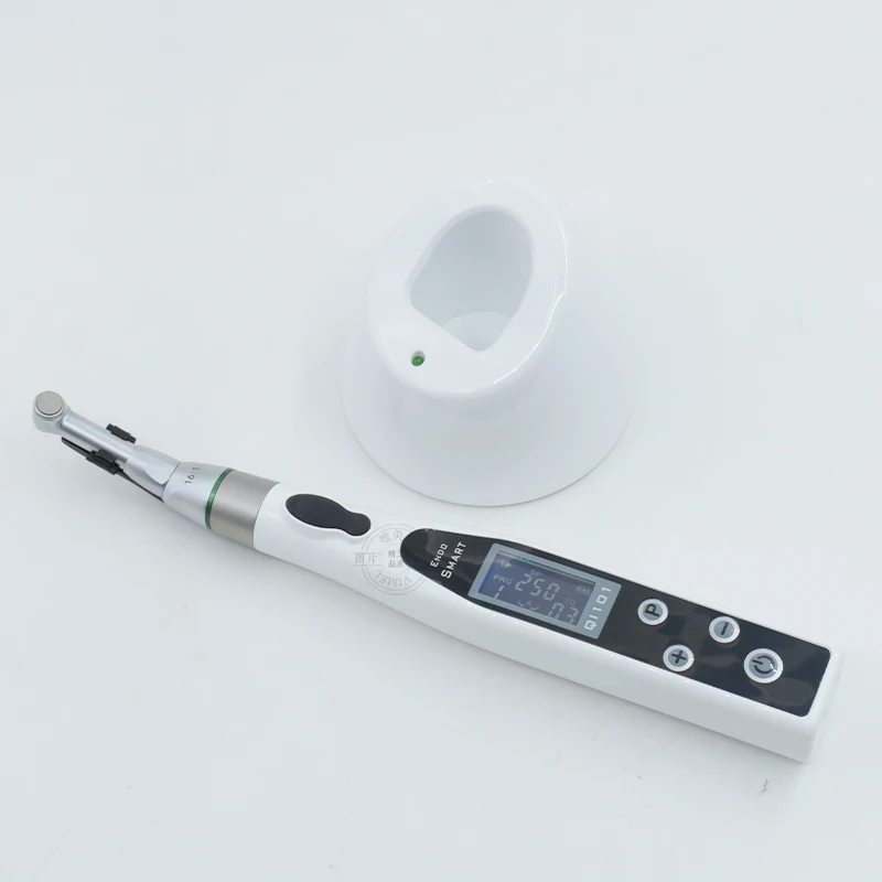 de ntal Rotary Root Canal Treatment 9 Modes Smart Mini Head 16:1 Wireless Contra Angle With Apex Locator And Led Display