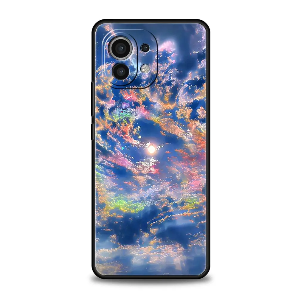Phone Case For Xiaomi Mi 15 14 13 12 11 Lite 14T 13T 12T 11T Pro Poco X6 X5 M3 X3 Pro F5 F4 Cover Earth Stars Space