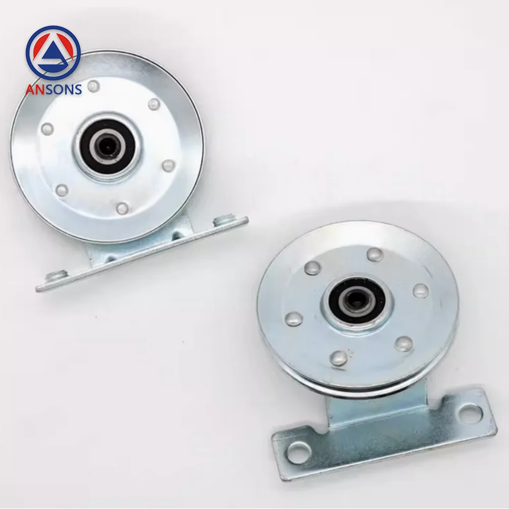

90*11*6200 mm Elevator Door Roller Wire Rope Pulley Ansons Elevator Spare Parts