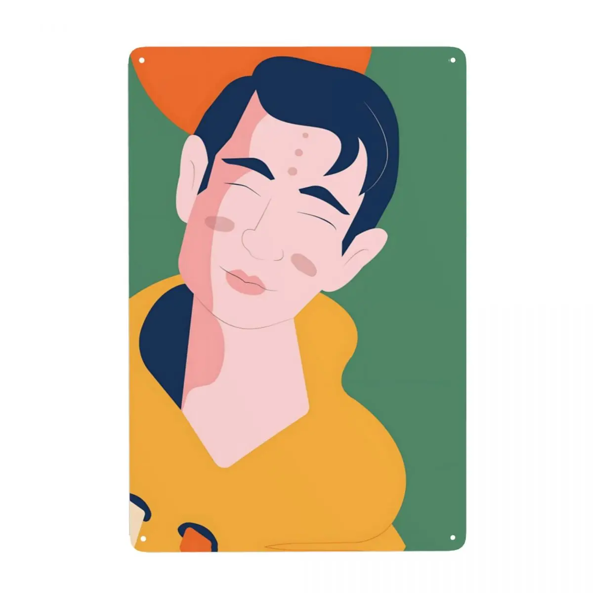 Металлическая жестяная вывеска «Девушка Луна», новинка, винтажная табличка, домашняя комната, стена, ванная комната, бар, кафе, гараж, сад, декор фермерского дома, металлическая жестяная вывеска