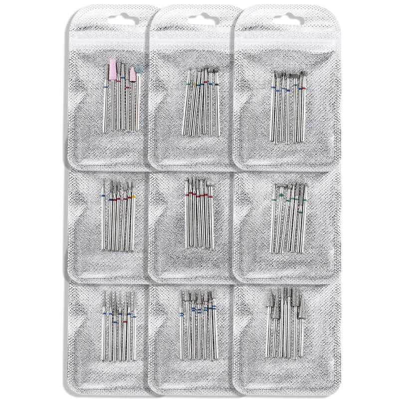 Ensemble de mèches pour ponceuse à ongles électrique, 7/10 pièces, pour pédicure et manucure