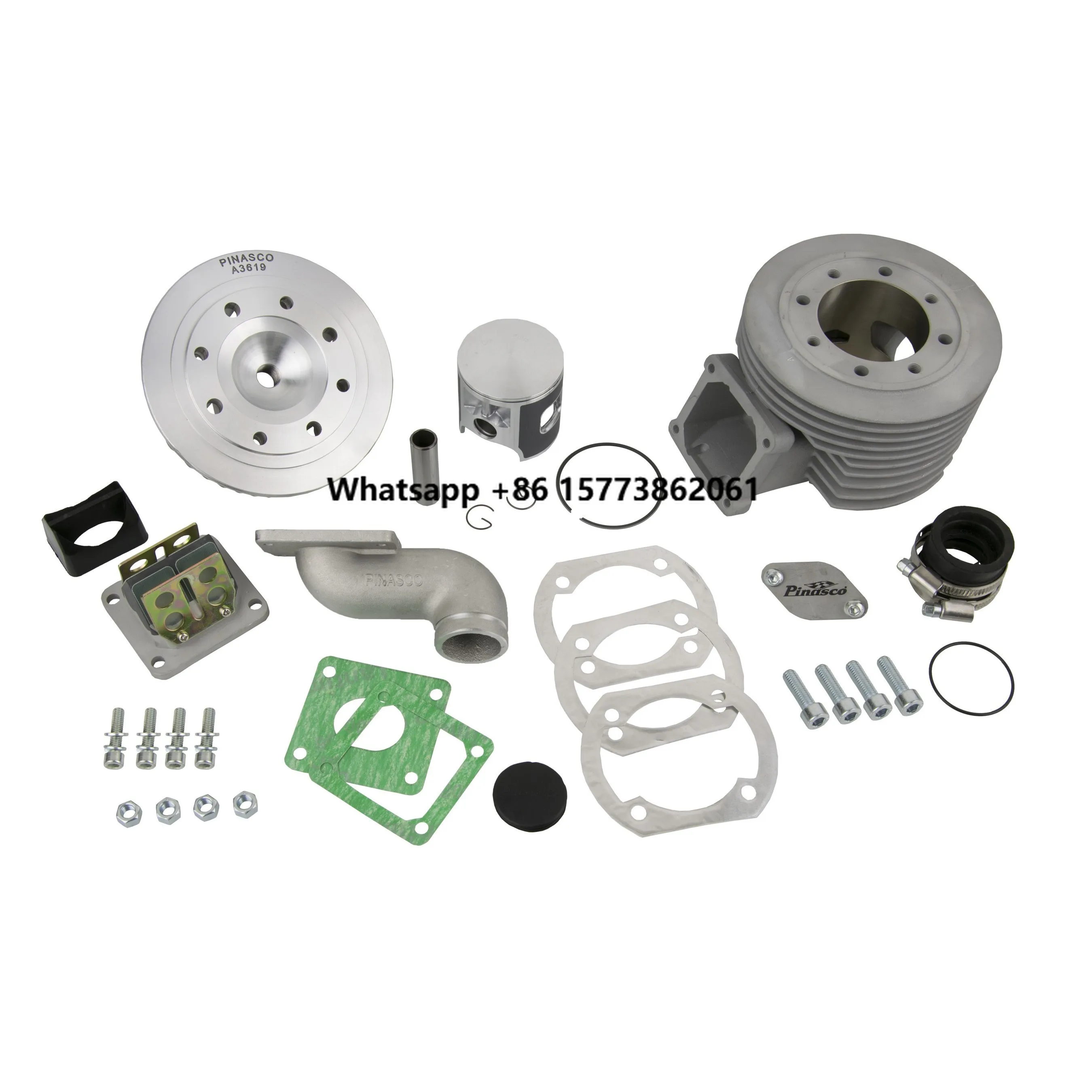 

New Zuera VTR 145cc Big Bore Reed Valve Aluminum Cylinder Kit for Scooters 2-Stroke High Performance Retrofit/Upgrade