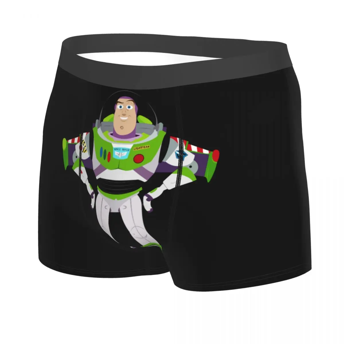 Custom Toy Story Buzz Lightyear Cartoon Underwear Men Stretch Boxer Briefs Shorts Panties Soft Underpants For Homme