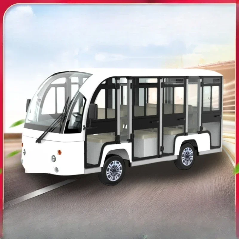 Electric tourist vehicle 11-seat closed sightseeing vehicle Specifications are diverse, and the quantity is excellent