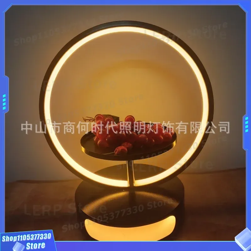 LED Fruit Plate for KTV Party Luminous Snack Platter Box Electronic Sound Bar Table Tray Rack Special Light Up Serving Dish