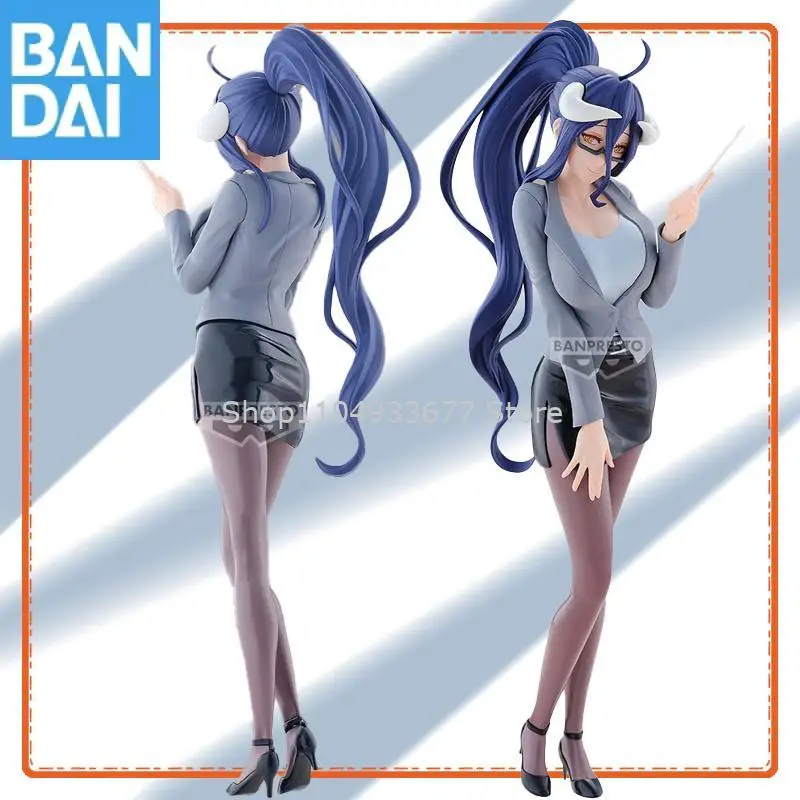 

Bandai Namco Banpresto Overlord Albedo Teacher Style Ver PVC About 20Cm In Stock Genuine Figure Model Collector Figurine Toys