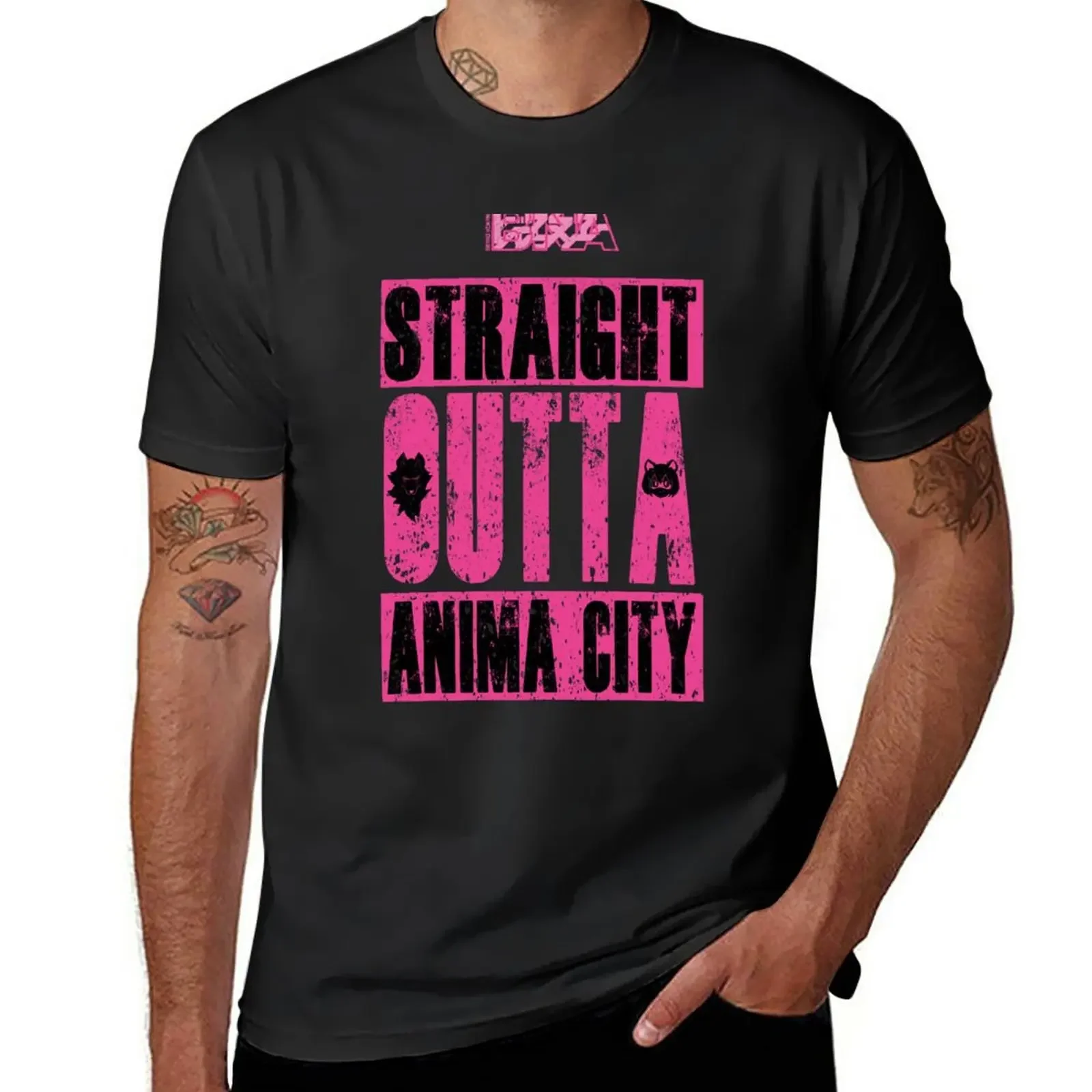 

New BRAND NEW ANIMAL (BNA): STRAIGHT OUTTA ANIMA CITY T-Shirt t shirt man customized t shirts sweat shirt t shirts men