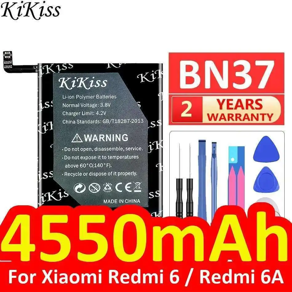 

Mobile Phone Battery BN37 Environmentally Friendly For Xiaomi Redmi 6 Redmi6 6A 4550Mah High Performance