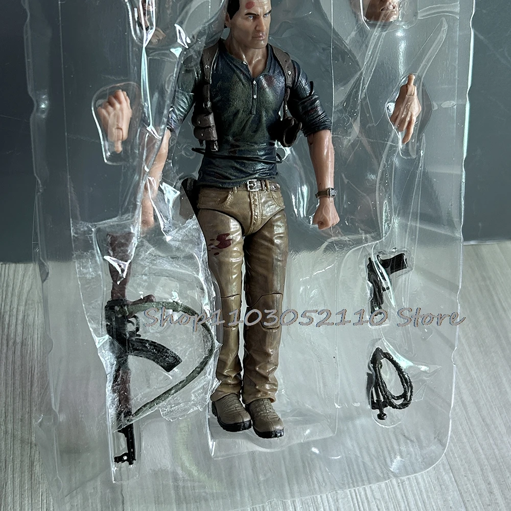 NECA Uncharted 4 A thief's end NATHAN DRAKE Action Figure Ultimate Edition PVC Model Toys Halloween Birthday Gifts Doll