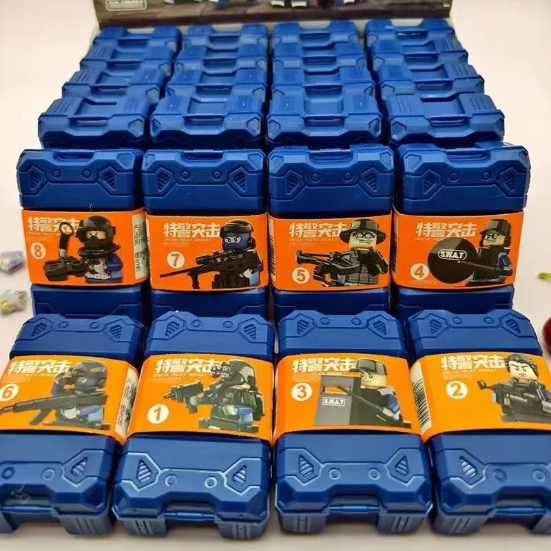 

Новые горячие специальные полиции, штурмовая команда, строительные блоки, солдаты, оружие, сборка, глухая коробка, детские игрушки, маленькие подарки