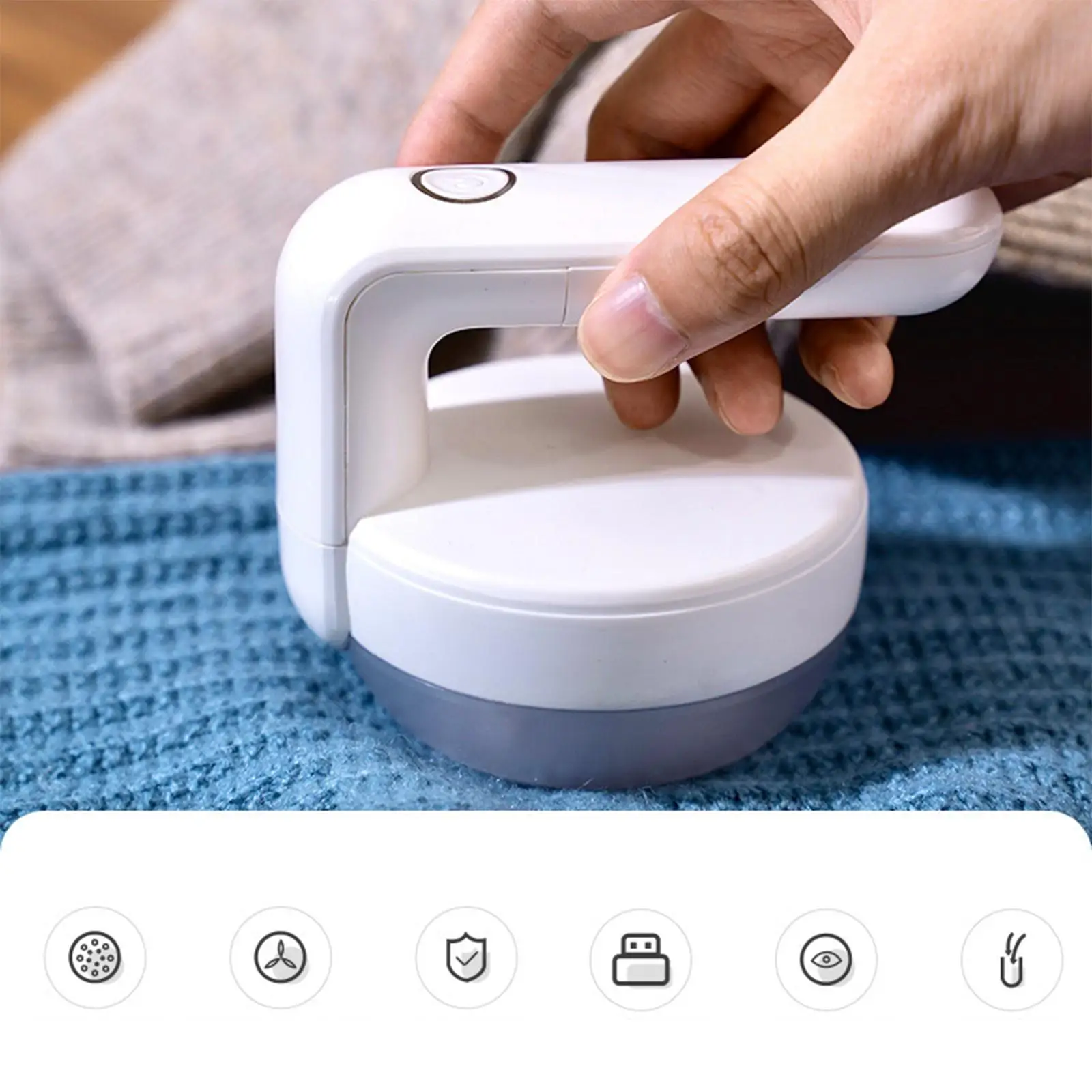 Removedor de pelusa eléctrico, herramienta de eliminación de pelusa inoxidable, afeitadora de pelusa, para fibras sintéticas, ropa, manta, suéter, lana