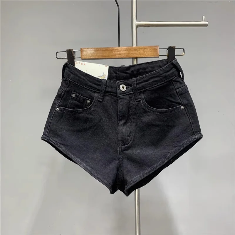 

American Hot Girl Retro Sexy Low-Waisted Denim Super Shorts For Women New Summer Stretch Hot Pants Slimming casual pants