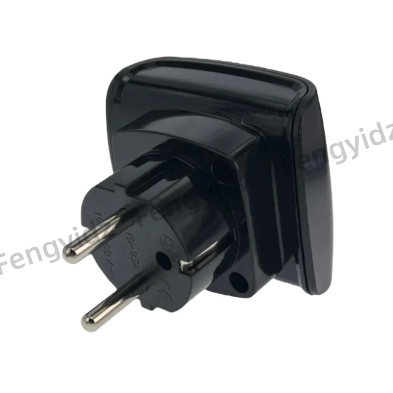Large South African to EU European 4.8mm pins Plug Travel Adapter Converter 16A South Africa AC Power Outlet Socket Connector