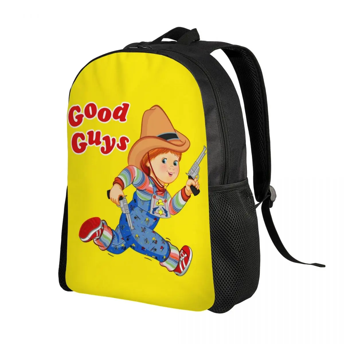 Customized Cartoon Good Guys Cowboy Backpack  College School Students Bookbag Fits 15 Inch Laptop Child's Play Chucky Bags