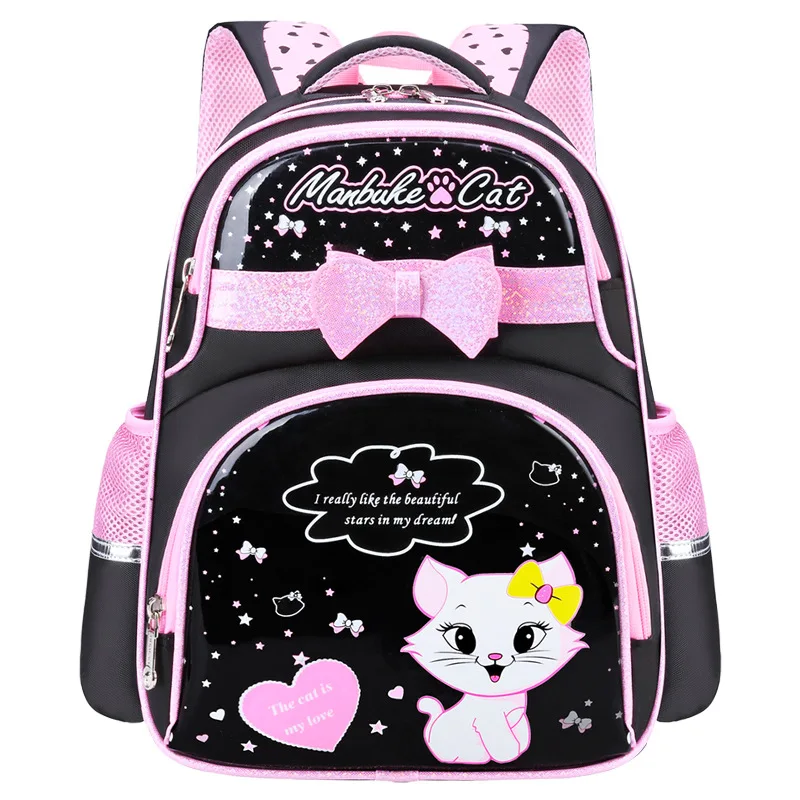 Kindergarten Backpack  Waterproof School Bags For Girls Kids Schoolbags cat cartoon book bags kids Mochila Escolar