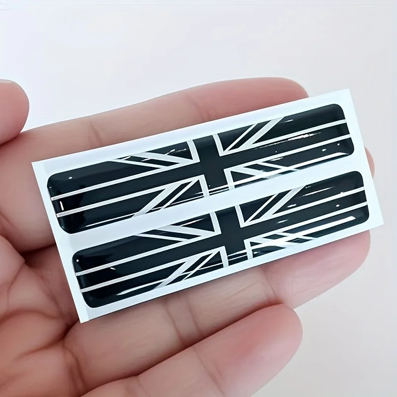 2pcs Small  UK GB Flag Car Stickers Emblem Decals Great Britain United Kingdom Union Jack For Truck Car Motorcycle Accessories