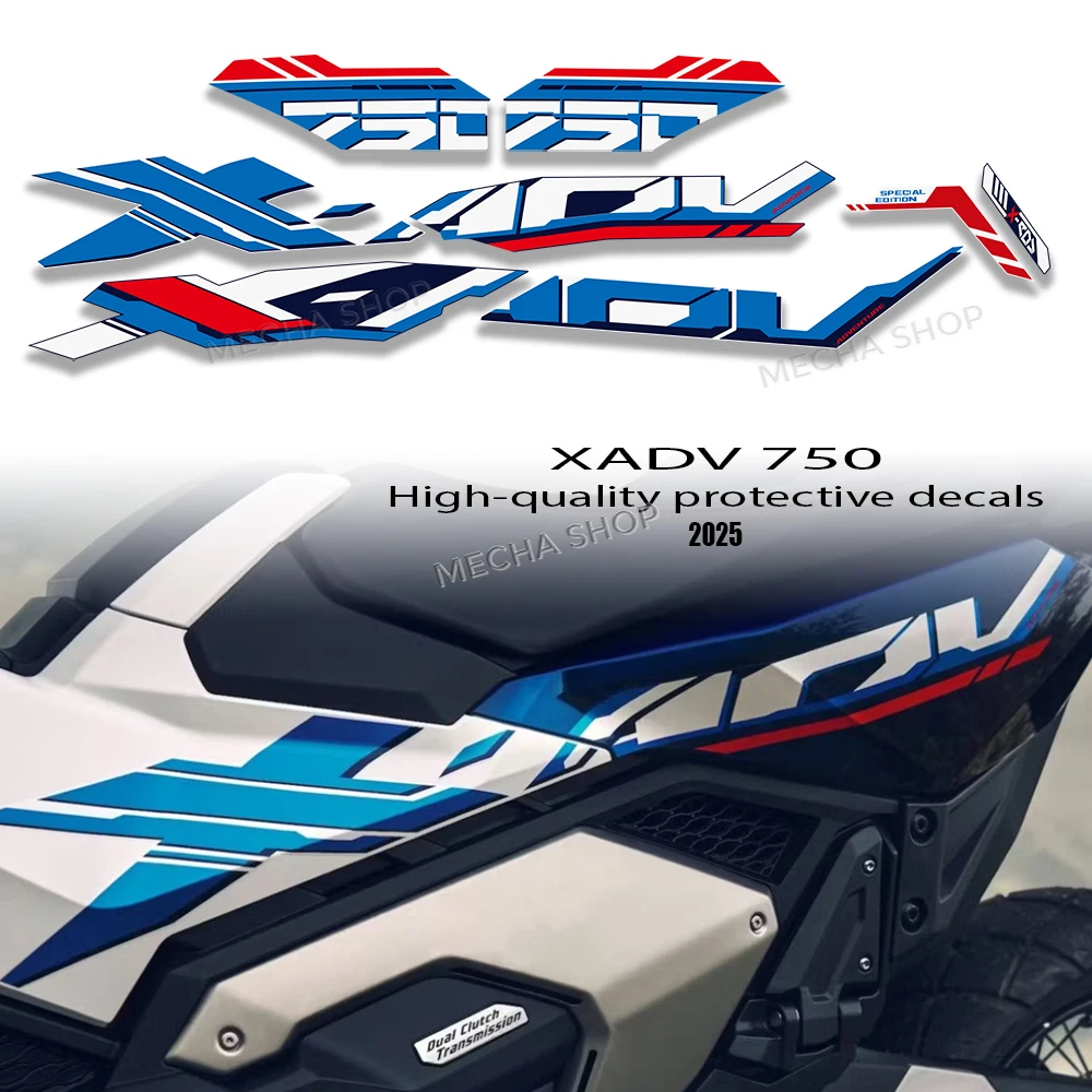 X ADV750 Fairing Stickers Body Decoration Decals Motorcycle Sticker Anti-Scratch PVC Sticker for X ADV 750 XADV750 2025 2026