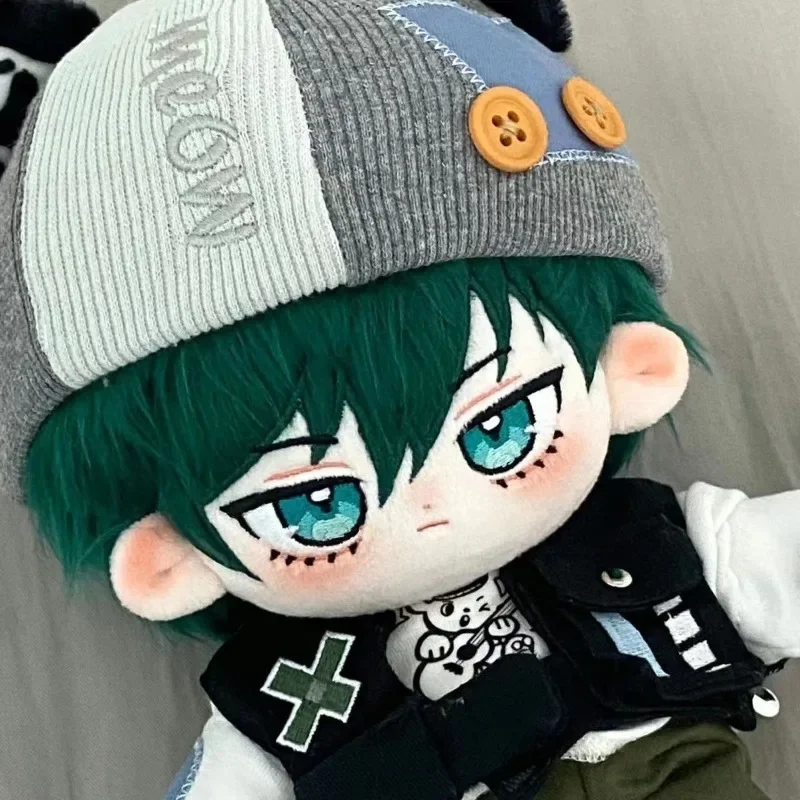 20cm Anime BL Rin Itoshi Kawaii Cosplay Plush Cotton Doll Body With Skeleton Cartoon Soft Plushies Model Toy Figures Gifts