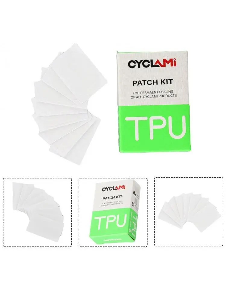 AliExpress 8×Bike Repair Patches Stay On Track With A Bike Puncture Repair Kit TPU Patches Glue Tyre Tire And