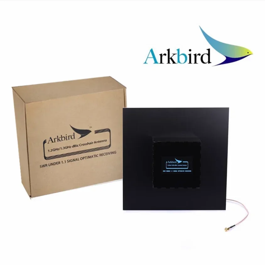 Arkbird-Cross Plate Antena Flight Control, 1.2G, 2.4G, 5.8GHz, Double Double Diamond, FPV Transmissão de Imagem, Extended Range AAT