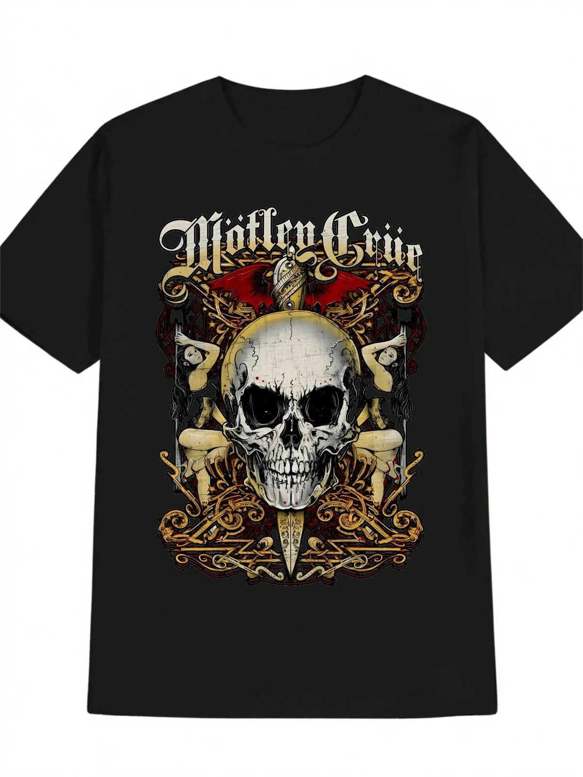 

Men's Vintage Band Graphic T-Shirt | Casual Crew Neck Style