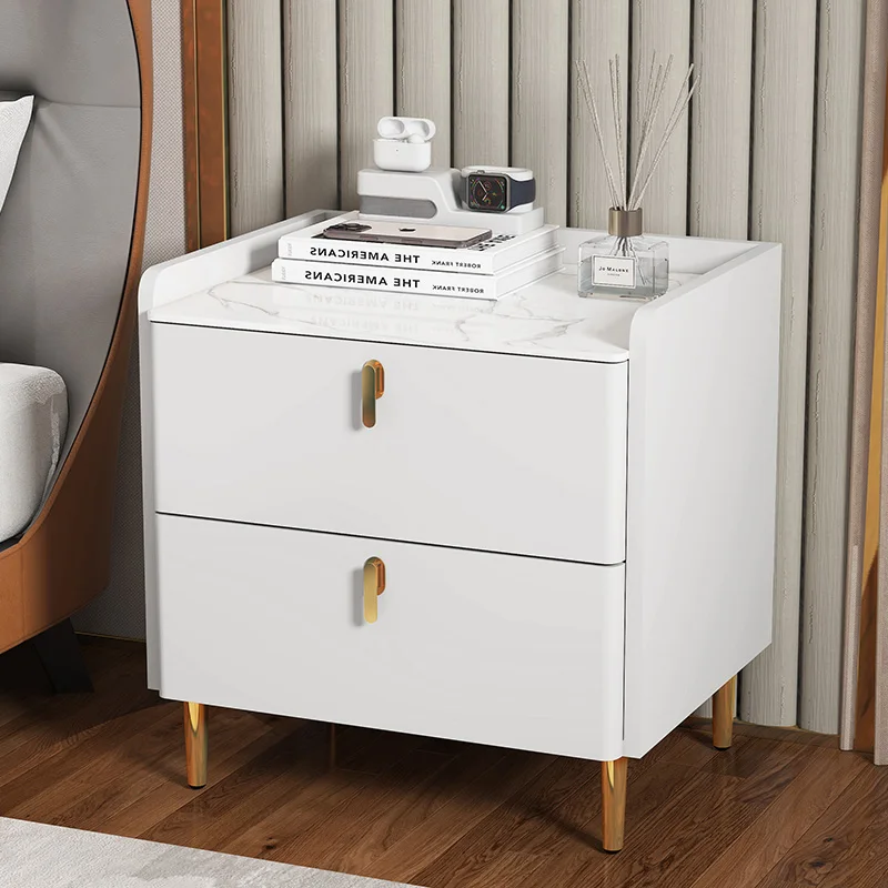 

Bedside Tables Living Room Console Storage Unique Filing Cabinets Nightstand White Room Mesita De Noche Bedrooms Furniture