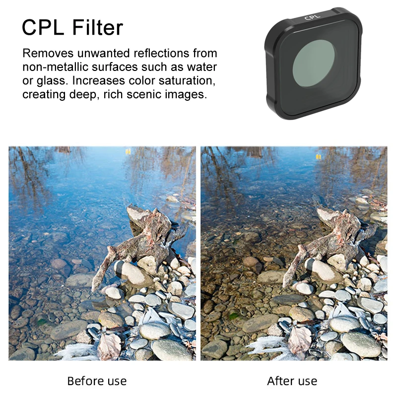 Gopro Hero 9 10 11 Lens Filter Set UV CPL ND 8 16 32 64 Night Diving STAR MICRO 15X Eyefish Camera Lens Protector Accessories