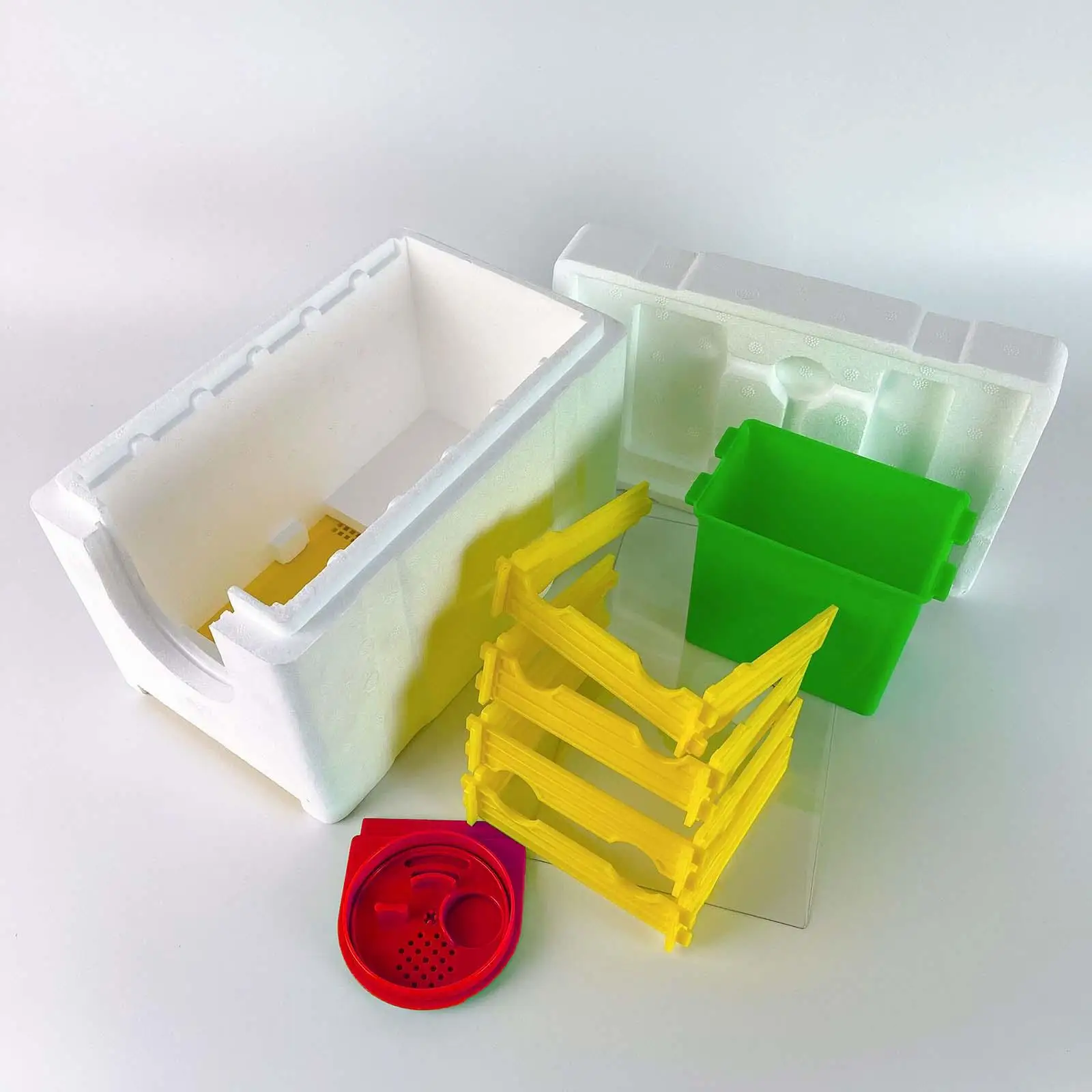 Beekeeper Beekeeping Tool Breeding Box Polystyrene Foam Mini Nuc Hive for Bee Queen Nursery Beekeeper Beekeeping Tool Breeding Box Polystyrene Foam Mini Nuc Hive for Bee Queen Nursery