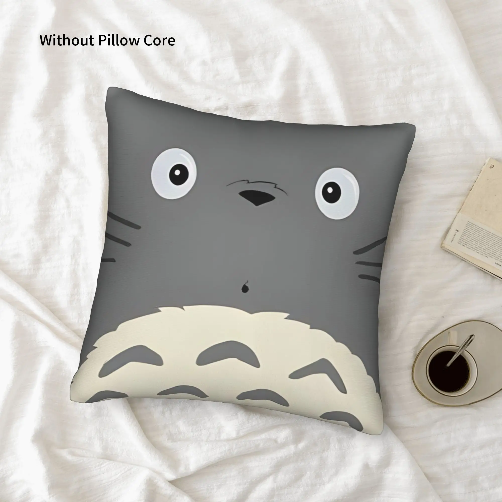 1PC Anime My Neighbor Totoros Pillow Case Double-Sided Printing  Sofa Cushion Bedroom Bedside Pillow