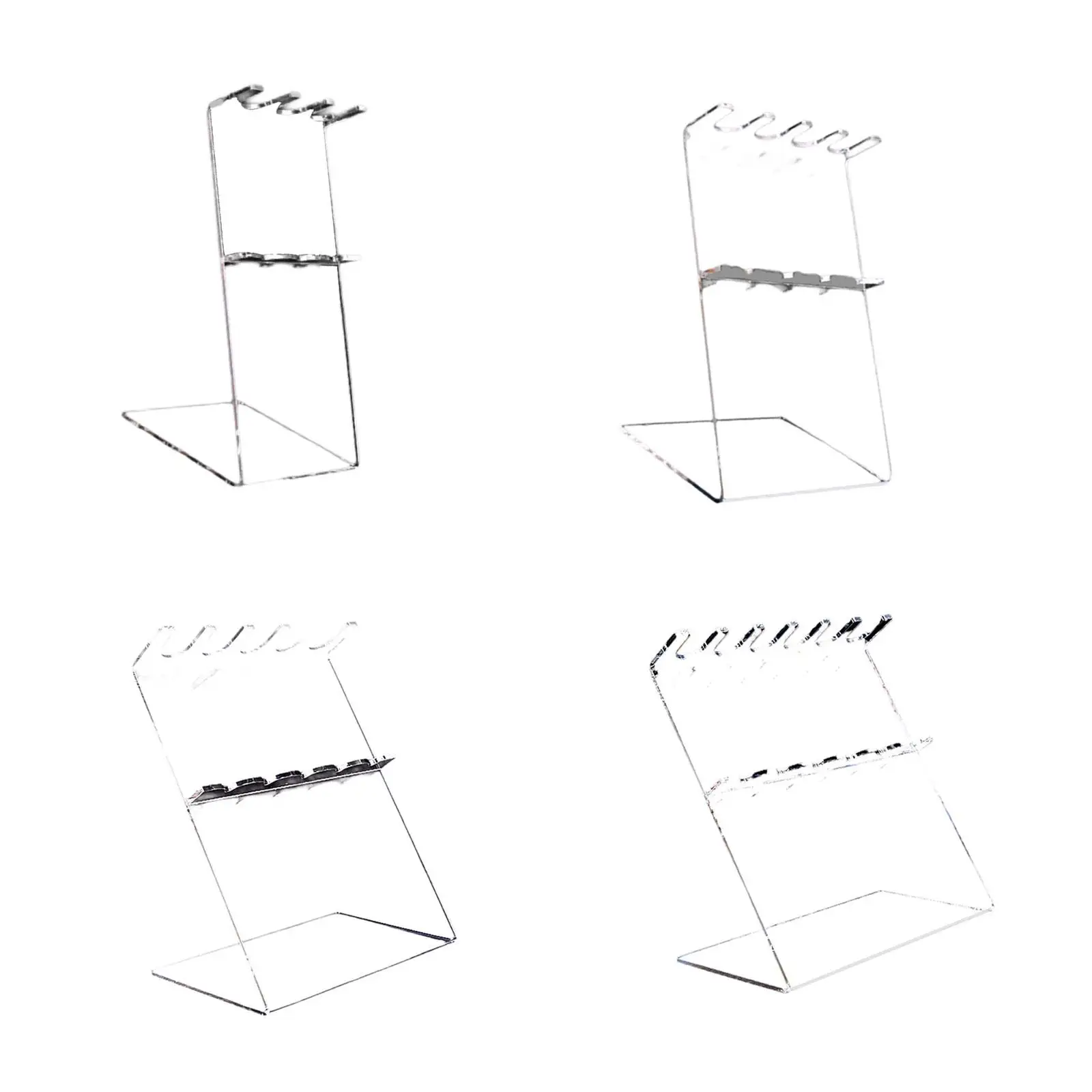 Portable Lab Micropipette Holder Rack Acrylic Pipette Stand Organizer for Laboratory Equipment Easy Mount