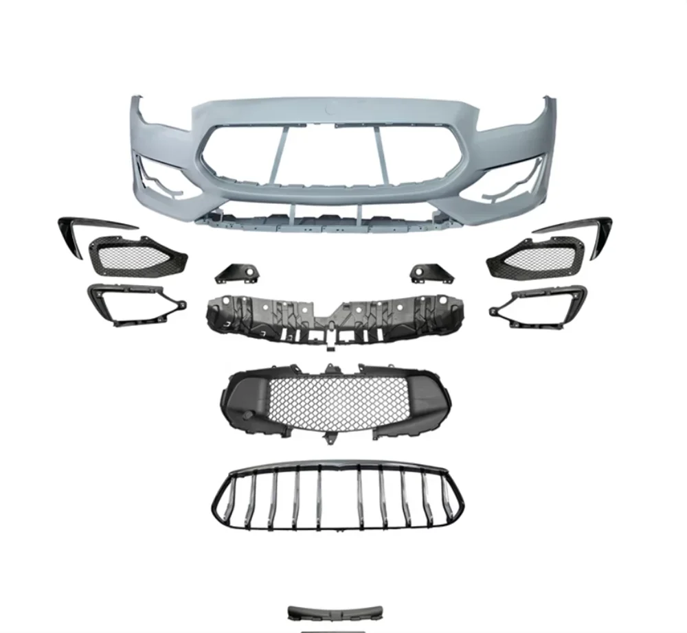 Car surround body kit Front bumper assembly grill for Maserati Quattroporte modified GTS 2013-17