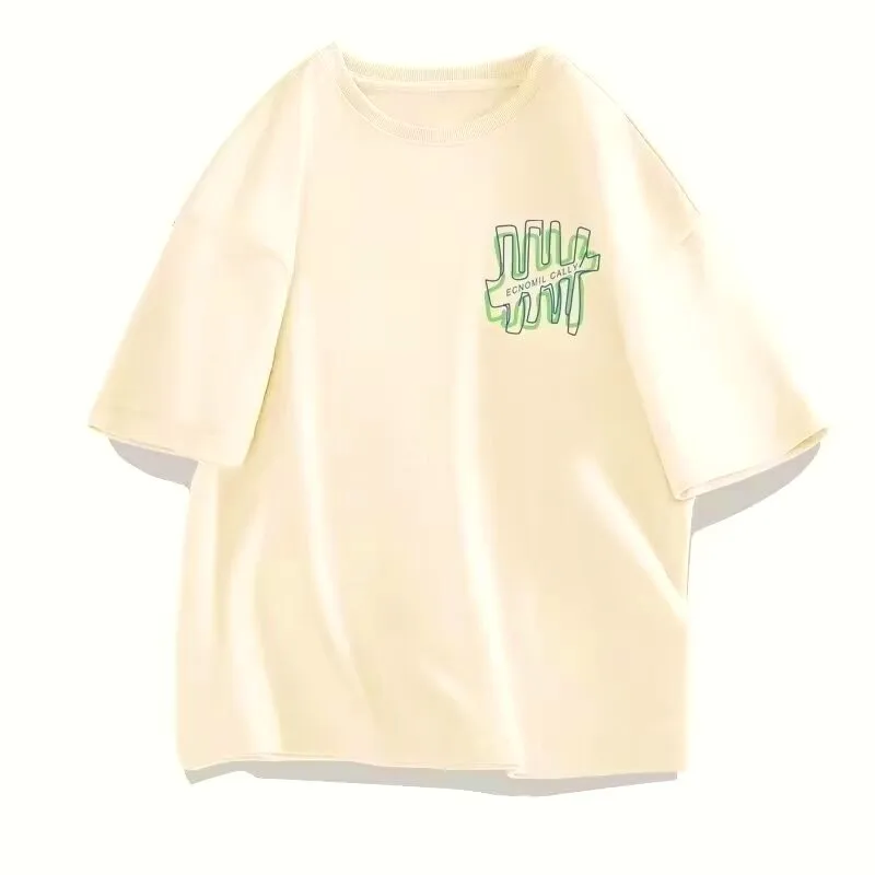 Camiseta com logotipo da moda de beisebol americano Dic Ngal 【M-8XL】Moda verão masculina super grande camiseta esportes lazer estilo tendência solta