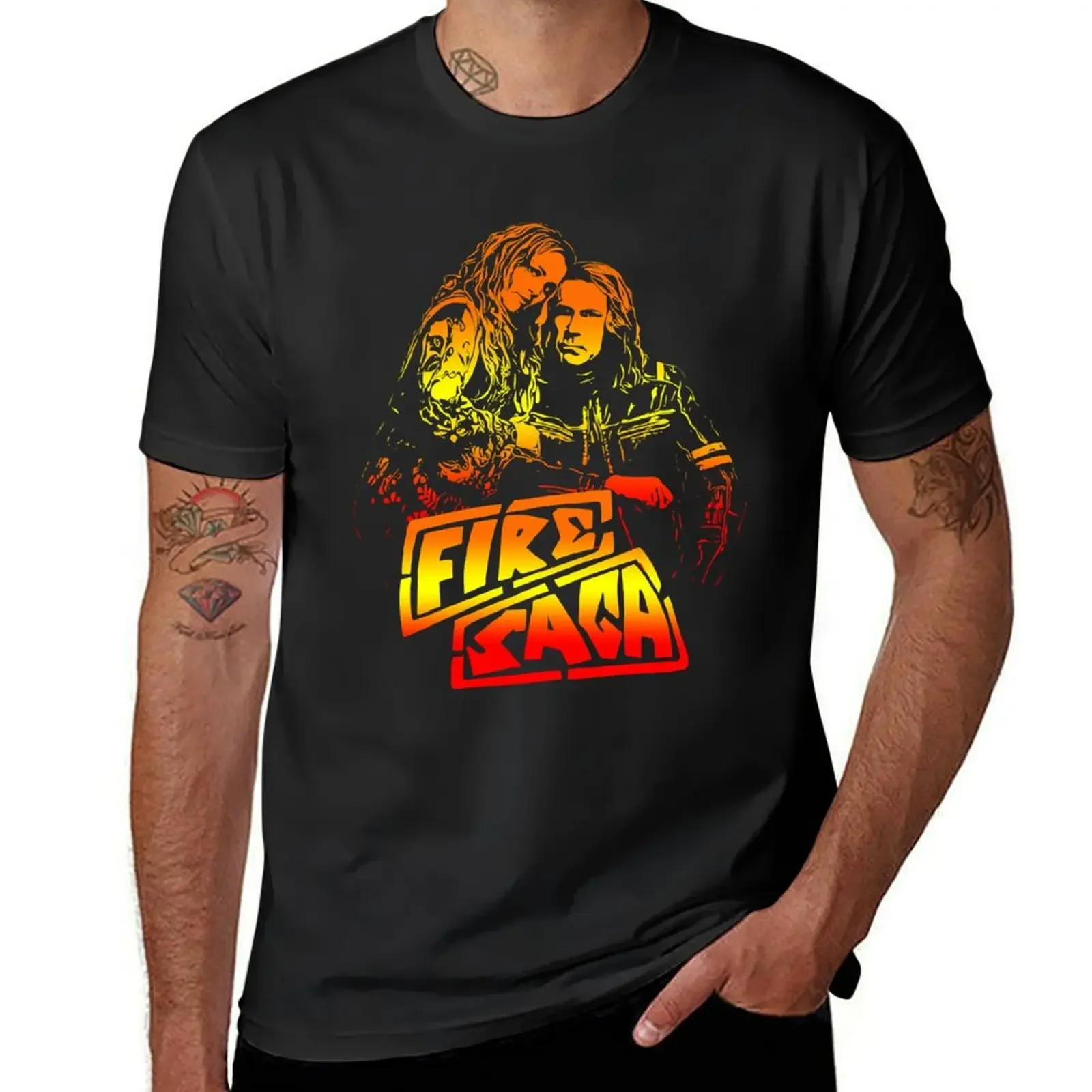 

Fire saga T-Shirt cute tops sublime new edition heavyweights T-shirt men