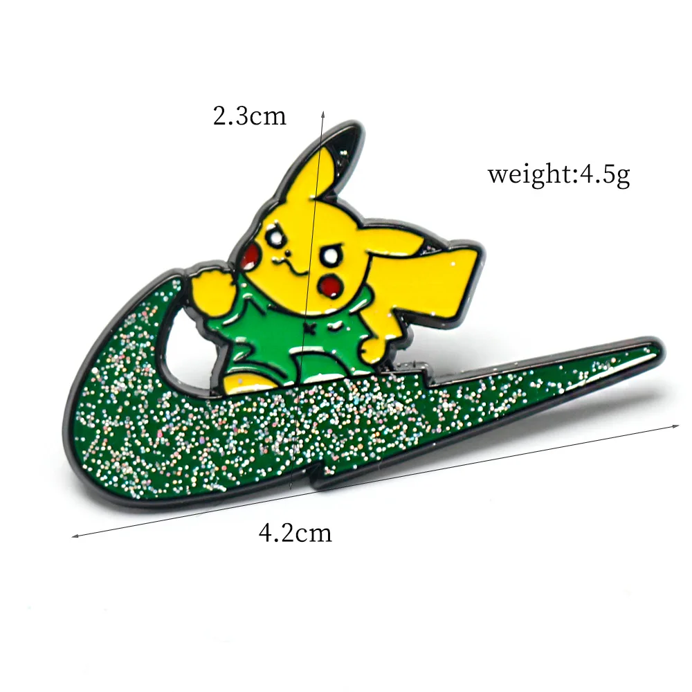 3pcs/set Anime Pins Set Pokemones Enamel Brooch Metal Badge Jewelry for Clothing Backpack Accessories Pikachues Creative Gift